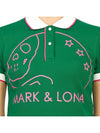 Golf New Skull Selen MLW 3A AP01 GREEN Women s Collar Short Sleeve T Shirt Regular Fit - MARK & LONA - BALAAN 9