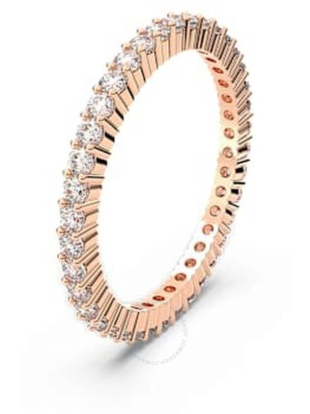 Vittore Round Cut Ring Rose Gold - SWAROVSKI - BALAAN 2