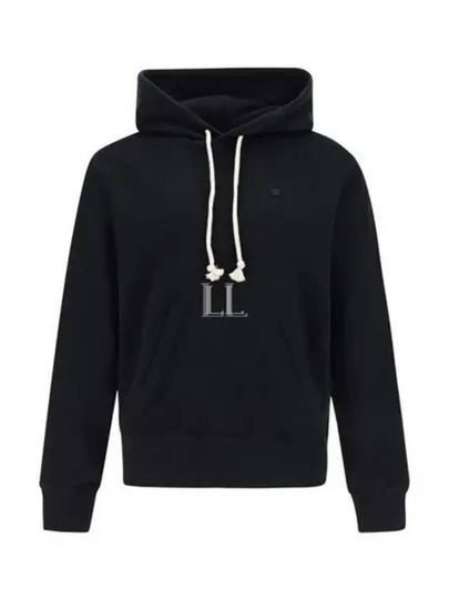 Small Logo Patch Hoodie Black - ACNE STUDIOS - BALAAN 2