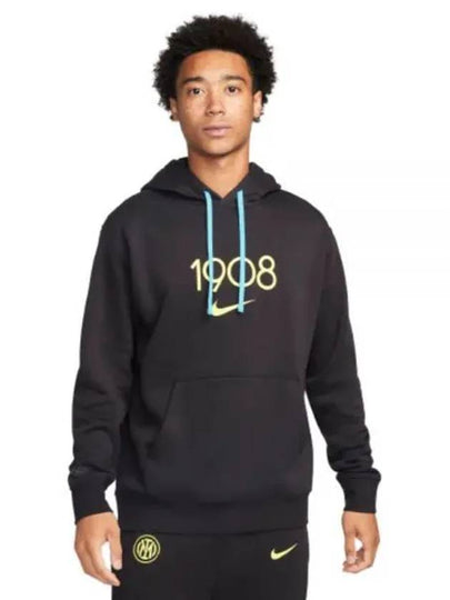 Inter Milan Club Pullover Fleece Hoodie Black - NIKE - BALAAN 2