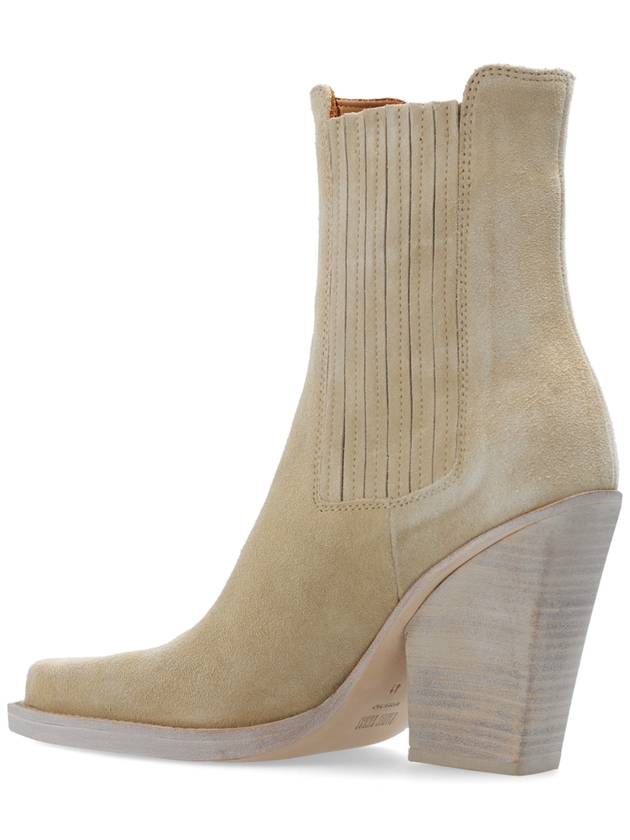 Paris Texas ‘Dallas’ Heeled Ankle Boots, Women's, Cream - PARIS TEXAS - BALAAN 5