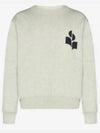 Atlee Logo Knit Top Light Grey - ISABEL MARANT - BALAAN 2