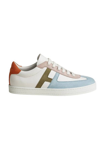 Boomerang Low-Top Sneakers White - HERMES - BALAAN 1