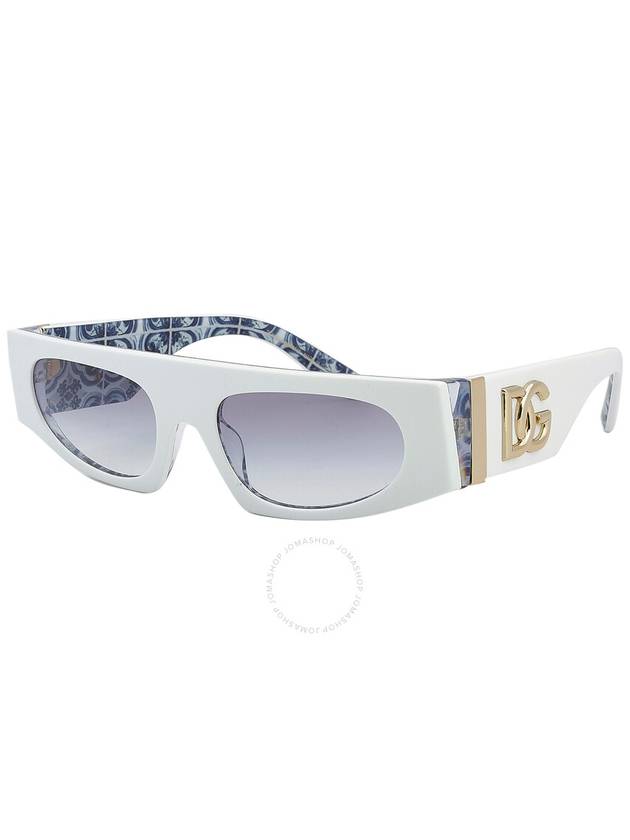 Dolce and Gabbana Light Blue Gradient Browline Ladies Sunglasses DG4411 337119 54 - DOLCE&GABBANA - BALAAN 3