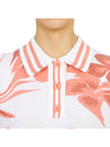 Hedda Knitted Polo Shirt Hibiscus Pink - J.LINDEBERG - BALAAN 7