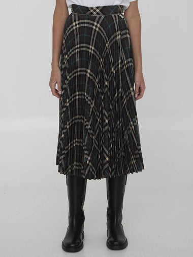 Check Pleated Skirt - BURBERRY - BALAAN 1