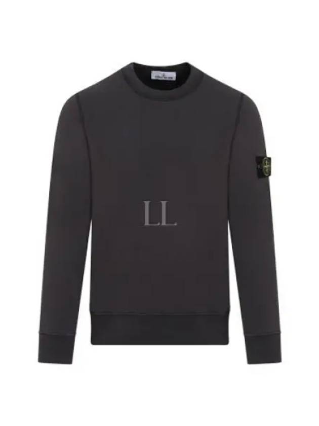 Wappen Patch Garment Dyed Sweatshirt Charcoal - STONE ISLAND - BALAAN 2