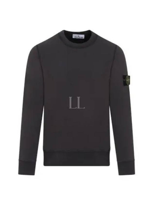 Wappen Patch Garment Dyed Sweatshirt Charcoal - STONE ISLAND - BALAAN 2