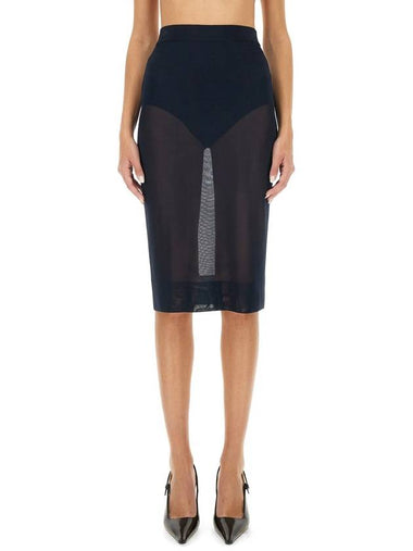 KNIT PENCIL SKIRT - SAINT LAURENT - BALAAN 1