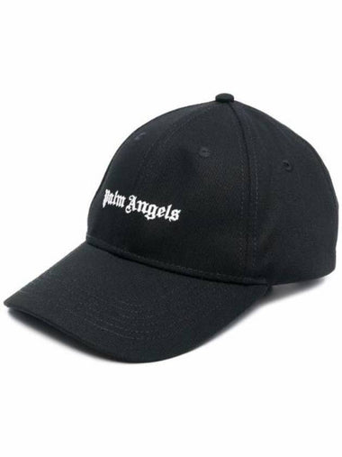 Logo Ball Cap Black - PALM ANGELS - BALAAN 1