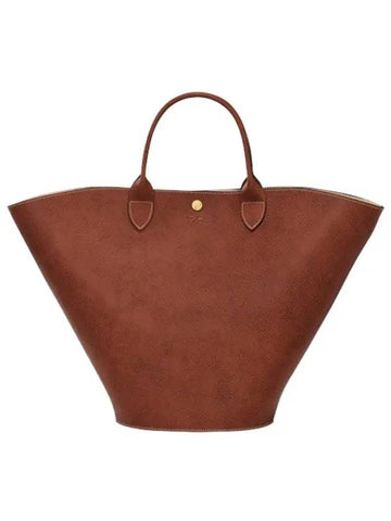 Epur XL Top Handle Bag Brown 10260HYZ 035 - LONGCHAMP - BALAAN 1