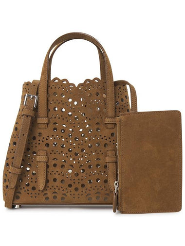 Mina 20 Tote Bag Brown - ALAIA - BALAAN 1