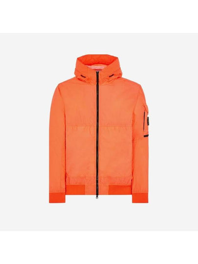 Men's Wappen Patch Naslan Watro Hooded Jacket Orange - STONE ISLAND - BALAAN 2