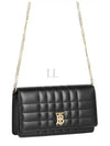 Lola Gold Logo Quilted Mini Cross Bag Black - BURBERRY - BALAAN 2