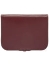 Josh Leather Coin Wallet Burgundy - A.P.C. - BALAAN 6