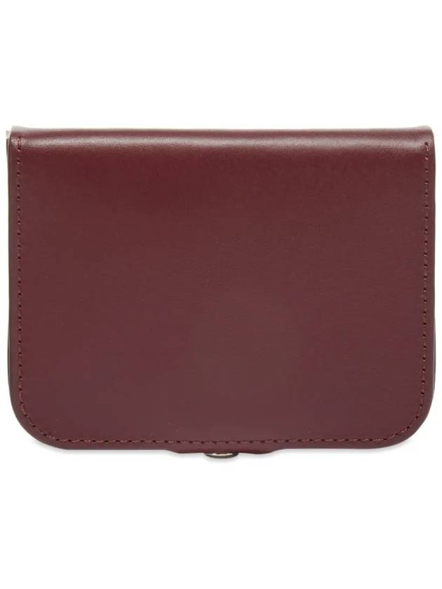 Josh Leather Coin Wallet Burgundy - A.P.C. - BALAAN 6