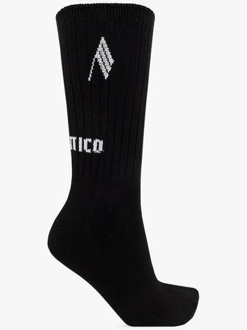 The Attico Socks With Logo, Women's, Black - THE ATTICO - BALAAN 1