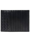 Intrecciato Card Wallet Black - BOTTEGA VENETA - BALAAN 2