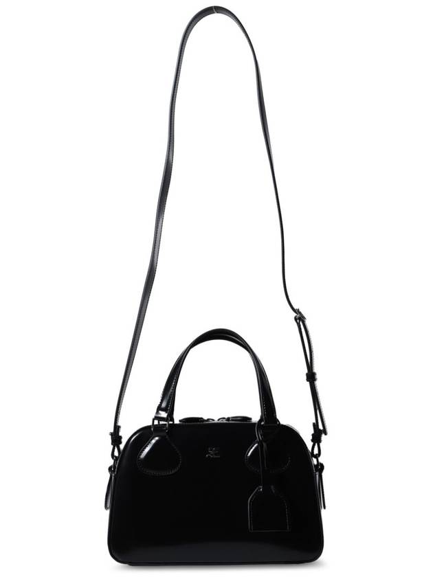 AC Stud Leather Bowling Bag Black - COURREGES - BALAAN 6