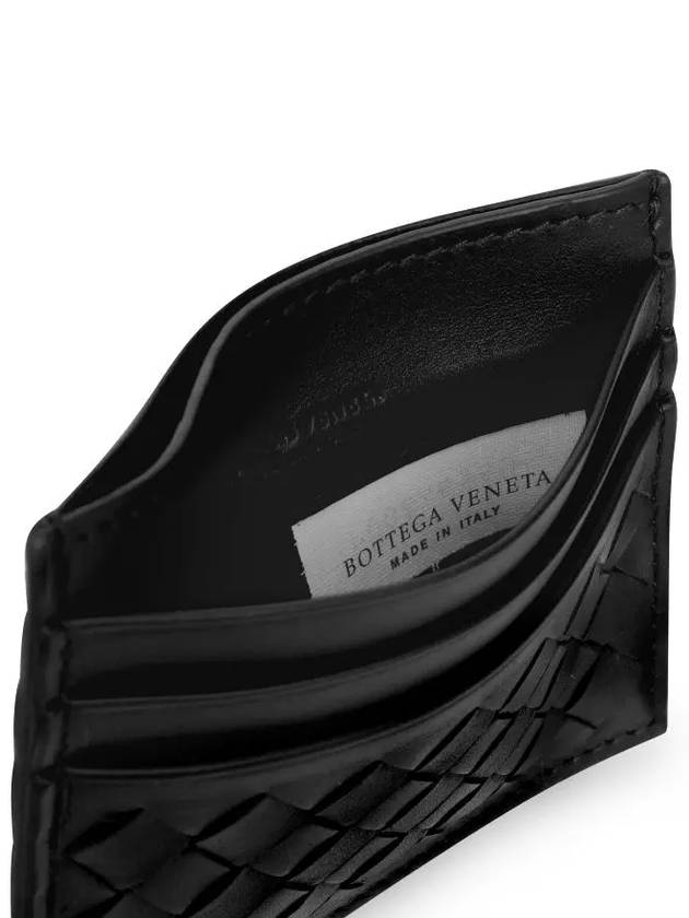 Intrecciato Classic Card Wallet Black - BOTTEGA VENETA - BALAAN 7