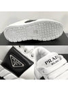 Padded Nappa Leather Low Top Sneakers White - PRADA - BALAAN 9