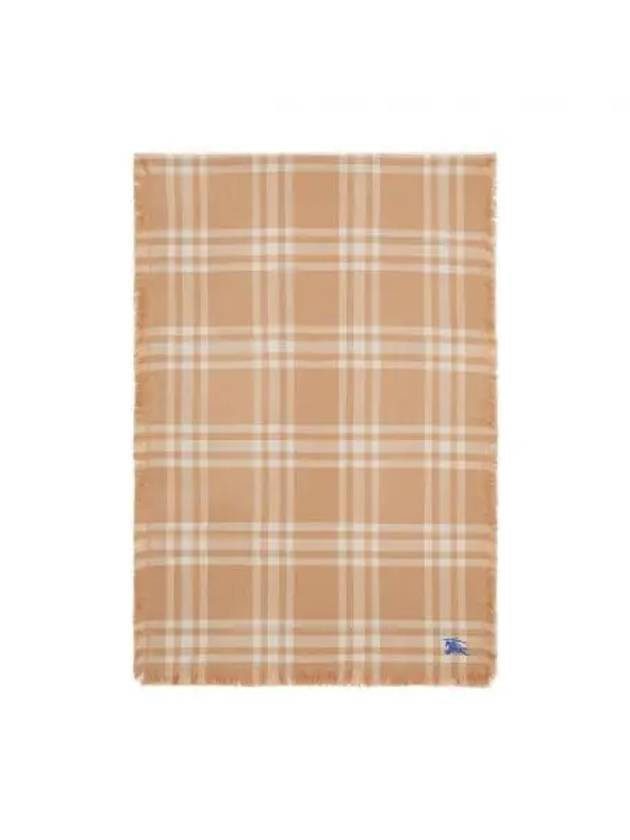 Reversible Check Pattern Scarf Camel - BURBERRY - BALAAN 2