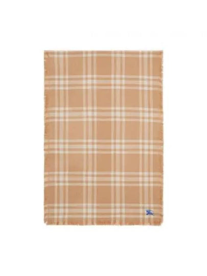 Reversible Check Pattern Scarf Camel - BURBERRY - BALAAN 2