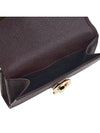 Women's Gancini French Bicycle Wallet 22 C877 GANACHE BROWN 0758590 - SALVATORE FERRAGAMO - BALAAN 7