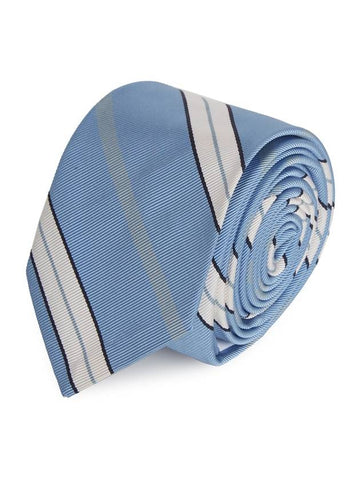 Striped Silk Tie Blue - THOM BROWNE - BALAAN 1