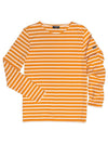 Minquiers Modern Stripe Long Sleeve T-Shirt Orange - SAINT JAMES - BALAAN 2