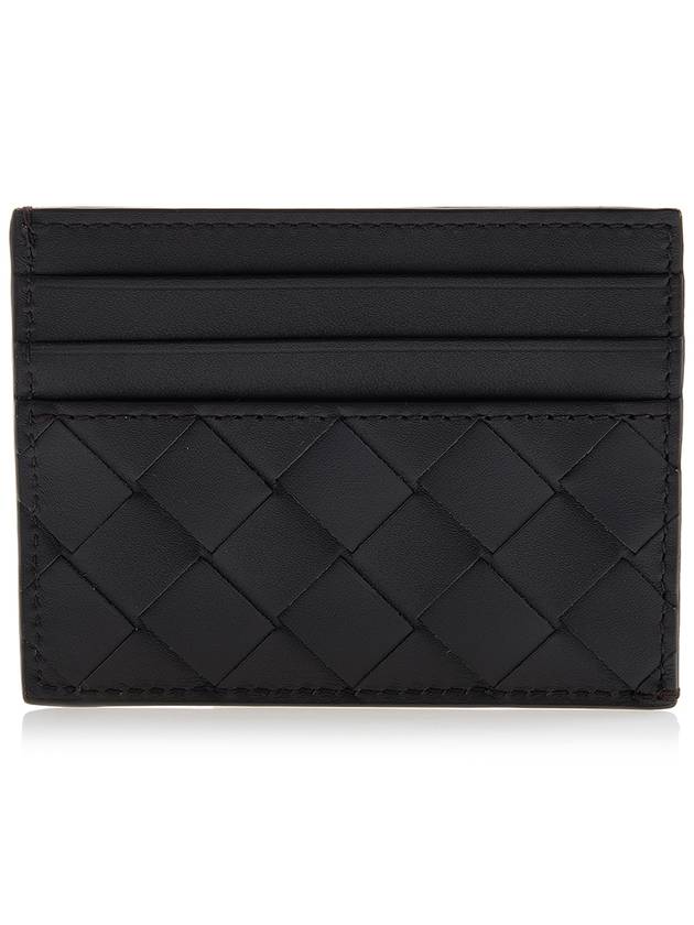 Intrecciato Leather Card Wallet Espresso - BOTTEGA VENETA - BALAAN 4