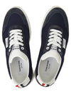 Eco Trainer Nylon Low Top Sneakers Blue - THOM BROWNE - BALAAN 3