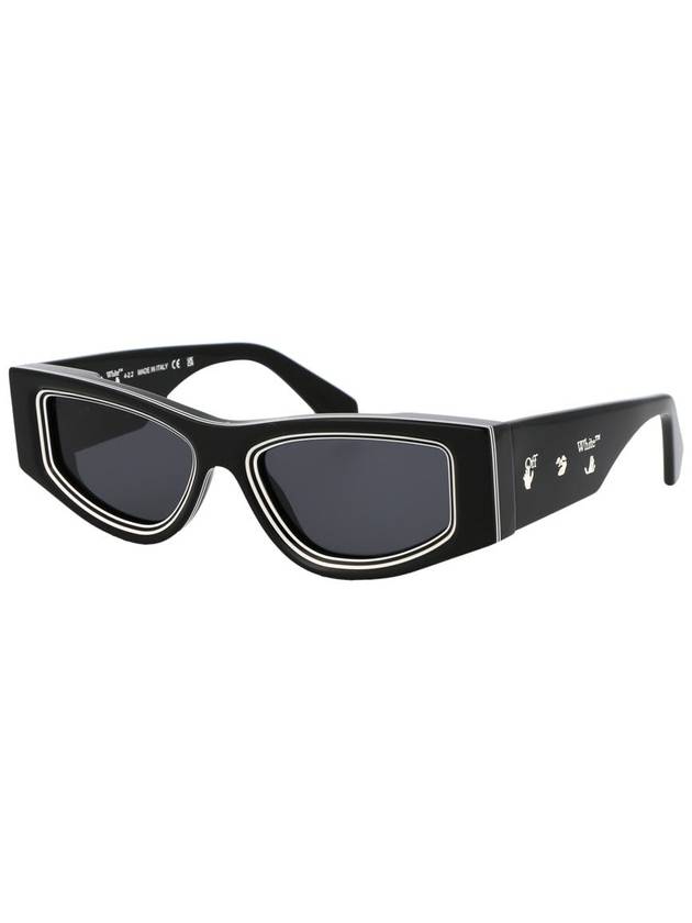 Eyewear Andy Square Frame Sunglasses Black - OFF WHITE - BALAAN 3