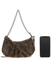 Le Cagol BB Monogram Mini Cross Bag Brown - BALENCIAGA - BALAAN 7