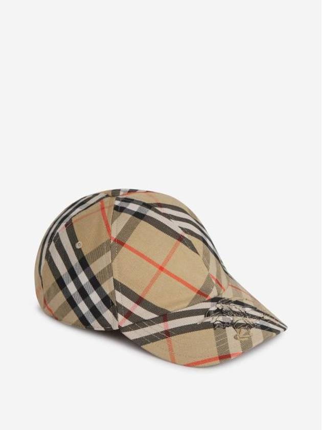 Vintage Check Base Ball Cap Beige - BURBERRY - BALAAN 2