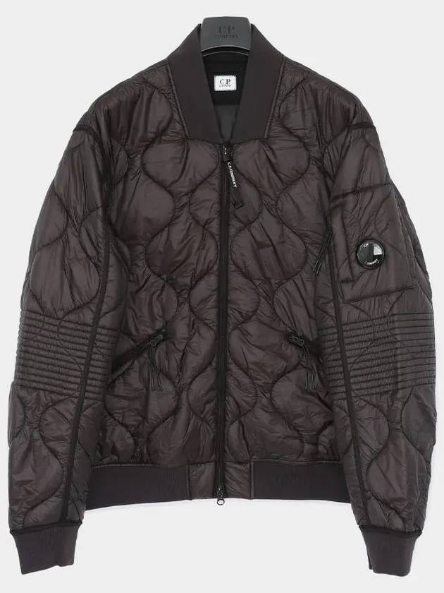 Liner Padded Bomber Jacket Black - CP COMPANY - BALAAN 2