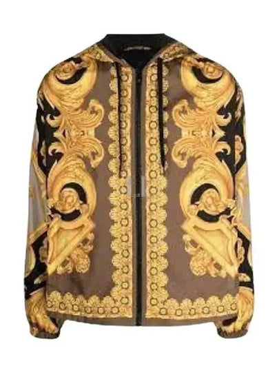 Men's Baroque Windbreaker Jacket Yellow - VERSACE - BALAAN 2