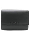 Logo Print Half Wallet Black - ACNE STUDIOS - BALAAN 3