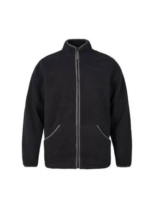 Men's Fleece Stand-Up Collar Zip Up Jacket Black - TIMBERLAND - BALAAN 1