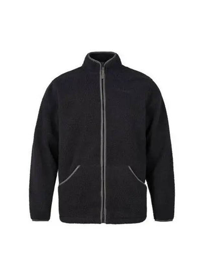 Men's Fleece Stand-Up Collar Zip Up Jacket Black - TIMBERLAND - BALAAN 2