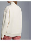 Embroidered Logo Sweatshirt White - MONCLER - BALAAN 3