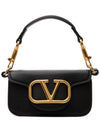 Gold Logo Micro Shoulder Bag Black - VALENTINO - BALAAN 2