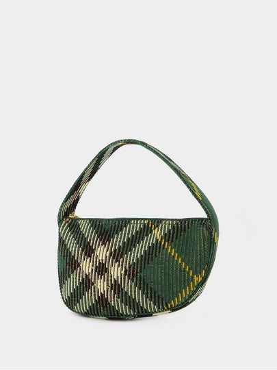 Knit Baguette Purse - Burberry - Nylon - Green - BURBERRY - BALAAN 2