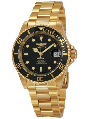 Open Box Invicta Pro Diver Black Dial Yellow Gold plated Men's Watch 8929C - INVICTA - BALAAN 1