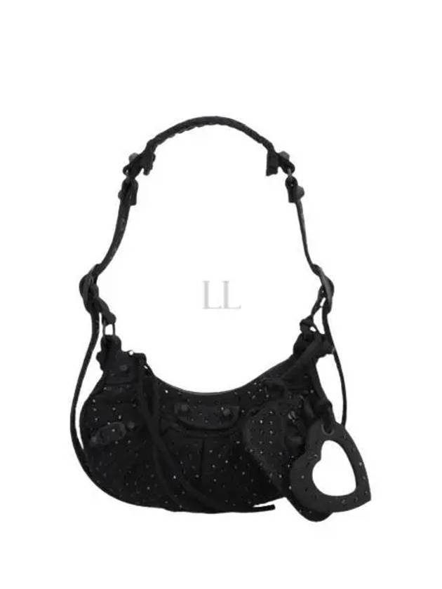 Le Cargol XS Canvas Shoulder Bag Black - BALENCIAGA - BALAAN 2