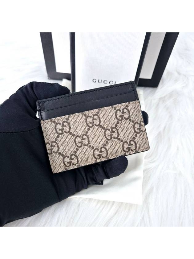 Snake GG Supreme Card Wallet 451277 - GUCCI - BALAAN 3