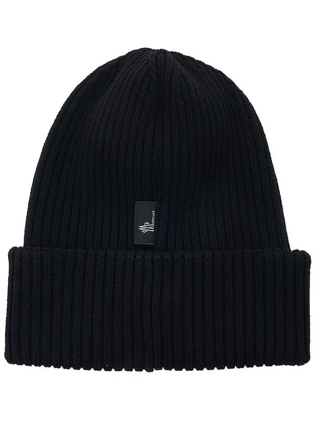 Wool Beanie Black - MONCLER - BALAAN 3