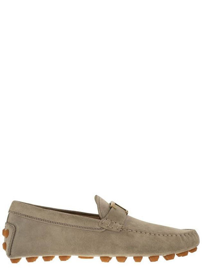 Timeless Gommino Suede Driving Shoes Beige - TOD'S - BALAAN 2