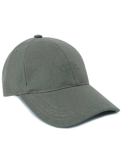 Charlie Logo Ball Cap Military Khaki - A.P.C. - BALAAN 2