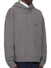 Bold Fox Head Patch Oversize Hoodie Grey - MAISON KITSUNE - BALAAN 4